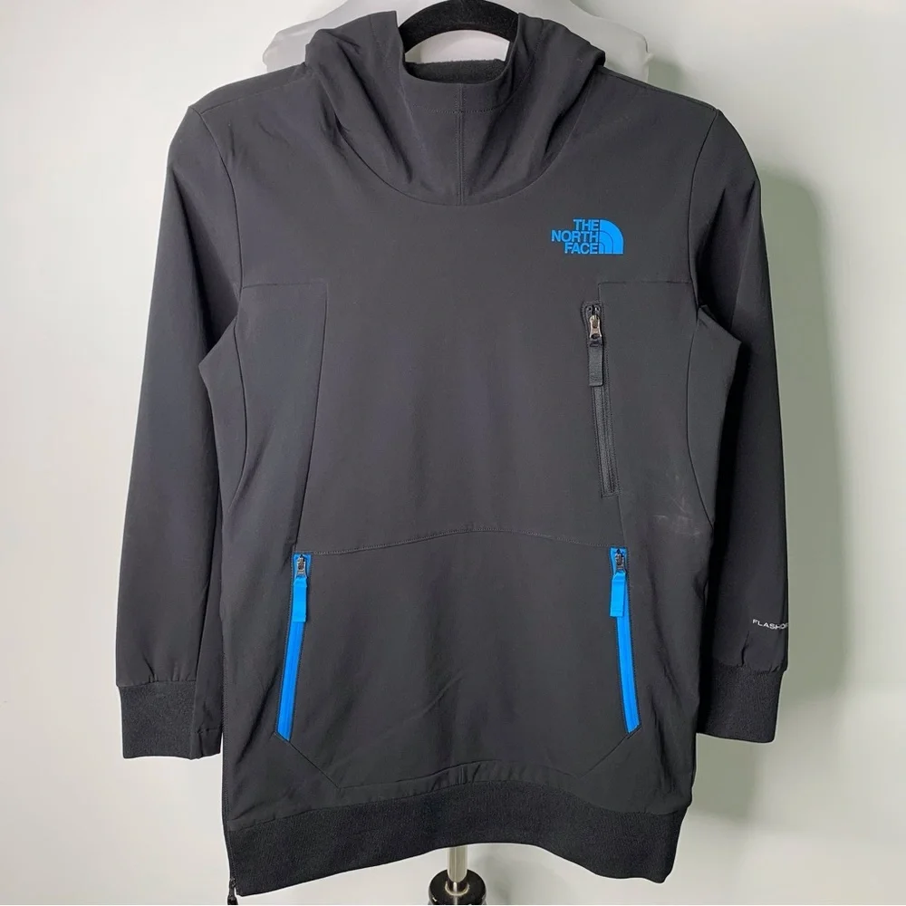 The North Face Boy's Black Tekno Pullover Hoodie Sweater Size Medium (10/12)